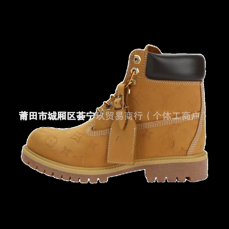 Putian Chunyuan TianbaiLun primavera y otoño nuevo estilo de botas de ruibarbo ligera y cómoda impermeable y resistente al desgaste botas Martin para hombres y mujeres
