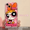 Transparent cream pattern-pink little police officer