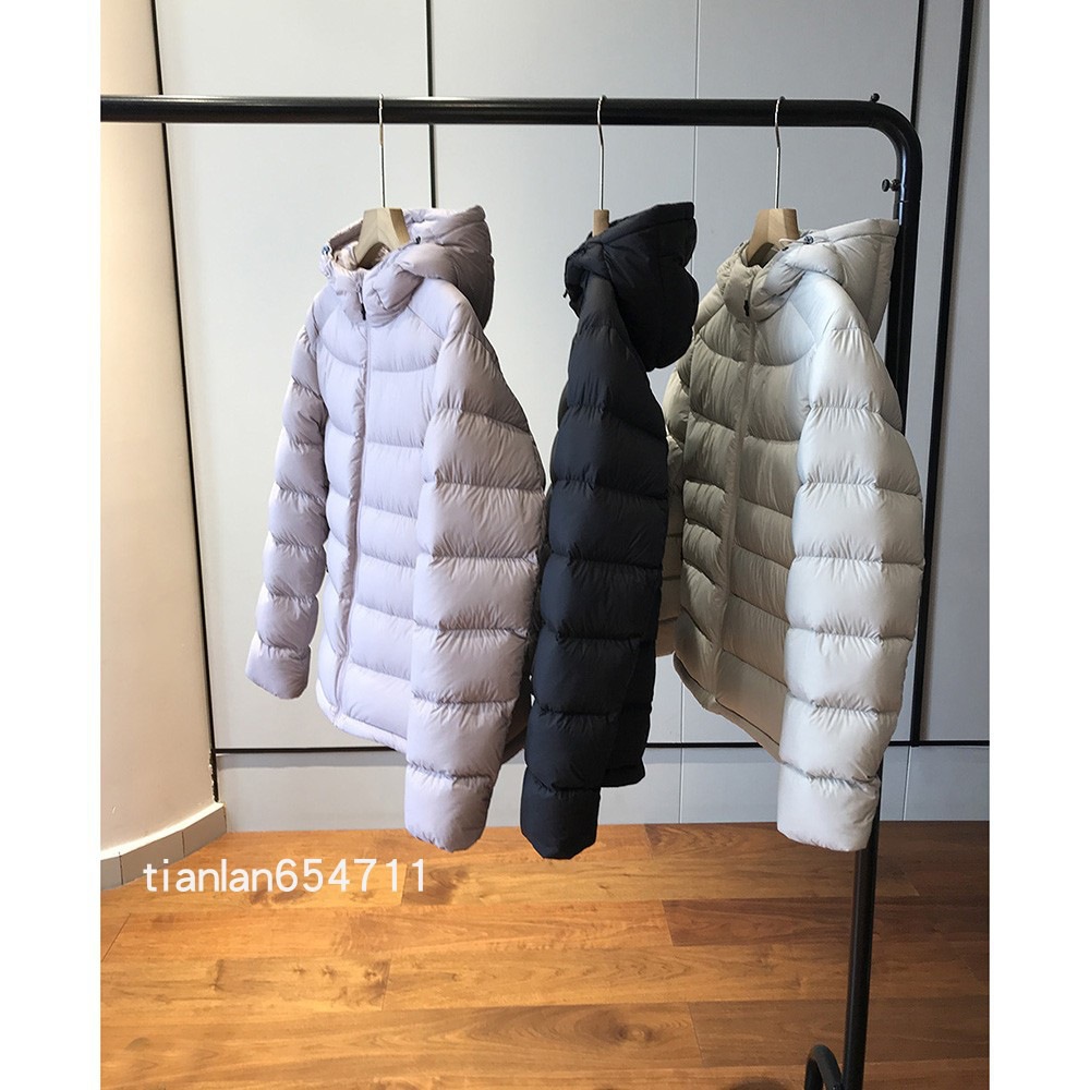510T 초고밀도 슬림하고 스타일리시한 따뜻한 후드 90 화이트 덕 다운 쇼트 다운 재킷 신형 YR103DM