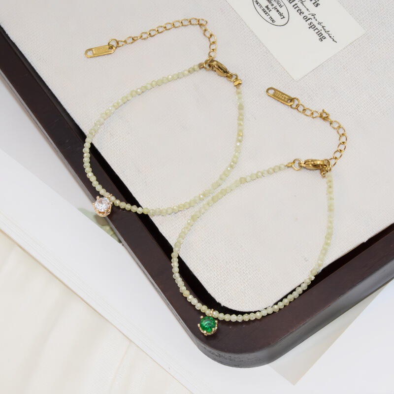 Korean Style Super Fairy Freshwater Pearl Zircon Bracelet for Women, Niche Design Crystal Beaded Bracelet, Simple and Versatile Hand Jewelry for Women