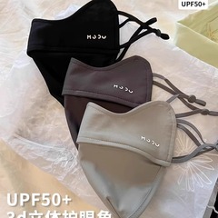 2024 New Outdoor Summer Thin Breathable Ice Silk Cooling Full-Face UV Protection Eye Corner Shielding Dustproof Face Mask