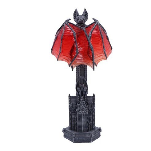 跨境新款Gothic bat wings哥特式蝙蝠之翼台灯万圣节树脂摆件|undefined
