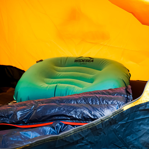 Widesea camping inflatable pillow mini ultra-light portable lunch pillow soft outdoor camping air pillow