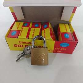 短头铜锁木门锁头防盗锁推拉门独立小型挂锁小锁子小号门锁卧室便