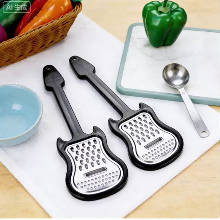 刨丝器不锈钢吉他形擦丝器瓜刨瓜果削皮刀土豆刮皮器厨房小工具