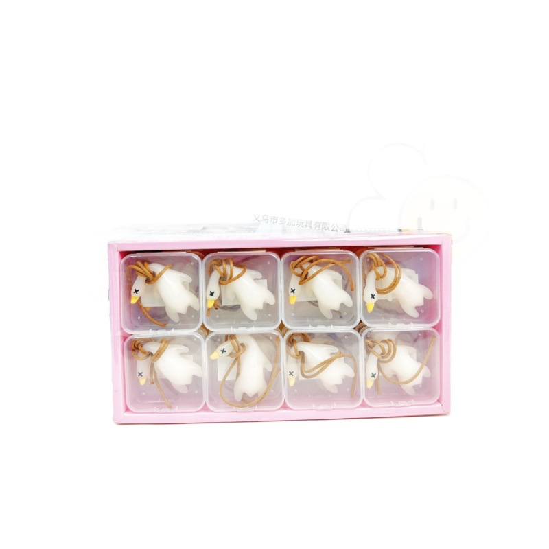 BBduck no tiene que cambiar de color, colgante de pato asado, estilo explosivo, colgante de coche creativo, sensor de luz ultravioleta, cambio de color, juego para niños