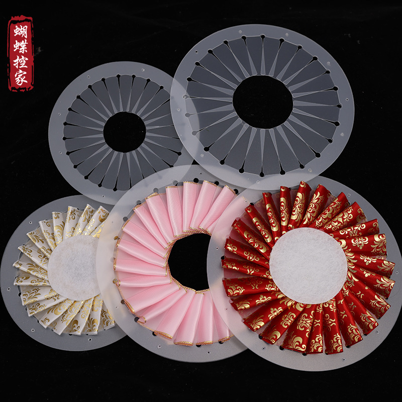 12 15cmdiy Lolita Yip Mop Maker Handmade Jewelry Ribbon Brooch Badge Wrinkle Artifact