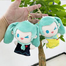 创意毛绒玩具少女初音未来公仔玩偶可爱学生钥匙扣抓娃娃货源礼物