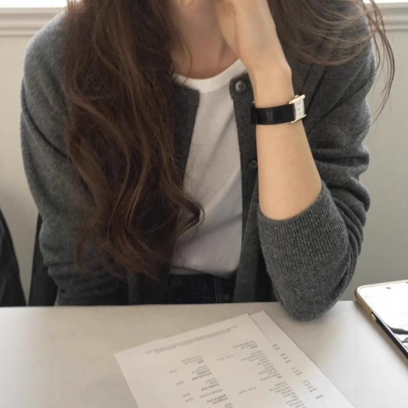 秋季针织衫毛衣开衫女大码胖mm微胖灰色显瘦圆领外搭上衣外套冬季|undefined