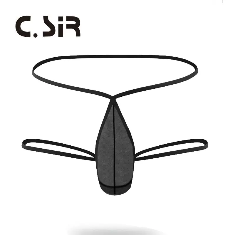 跨境外贸热卖男士男式情趣内裤欧美潮流舒适透气网纱性感丁字裤男