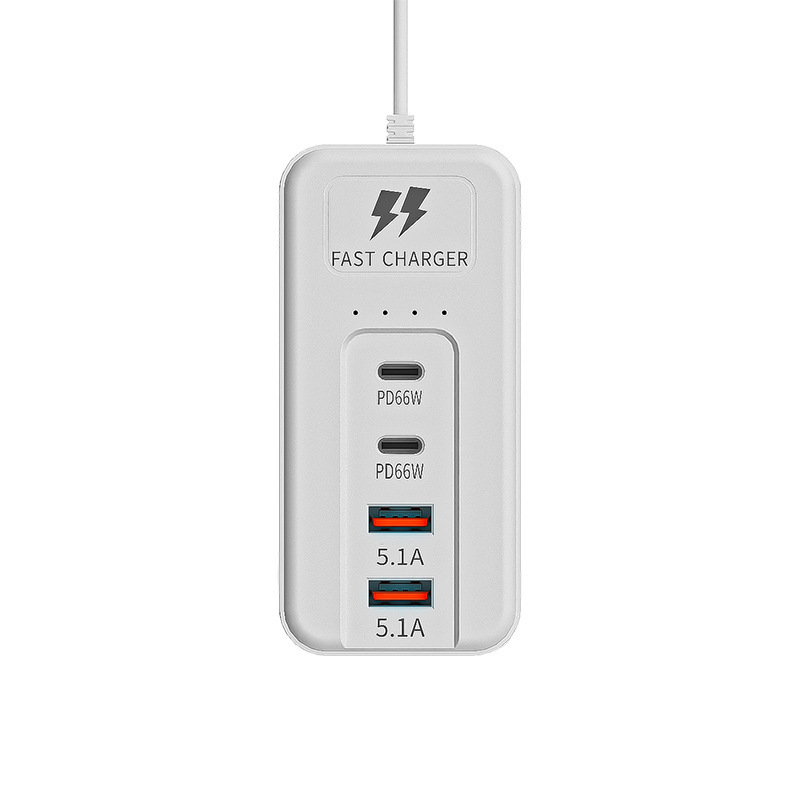 Socket USB multipropósito nuevo tipo de enchufe doméstico multipuerto cargador USB teléfono móvil carga rápida doble cable de extensión de socket PD