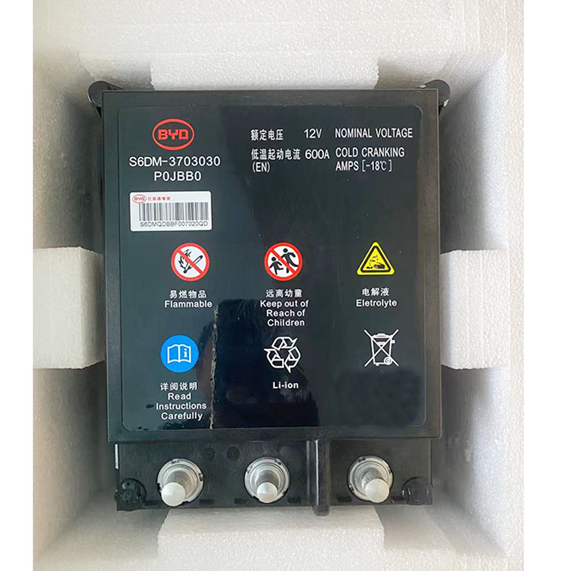 Byd Original Factory Qin E5 Song Pro Han Ev Song Dmi Low-Voltage Lithium Iron Phosphate Auxiliary Dmi Low-Voltage Starting Battery