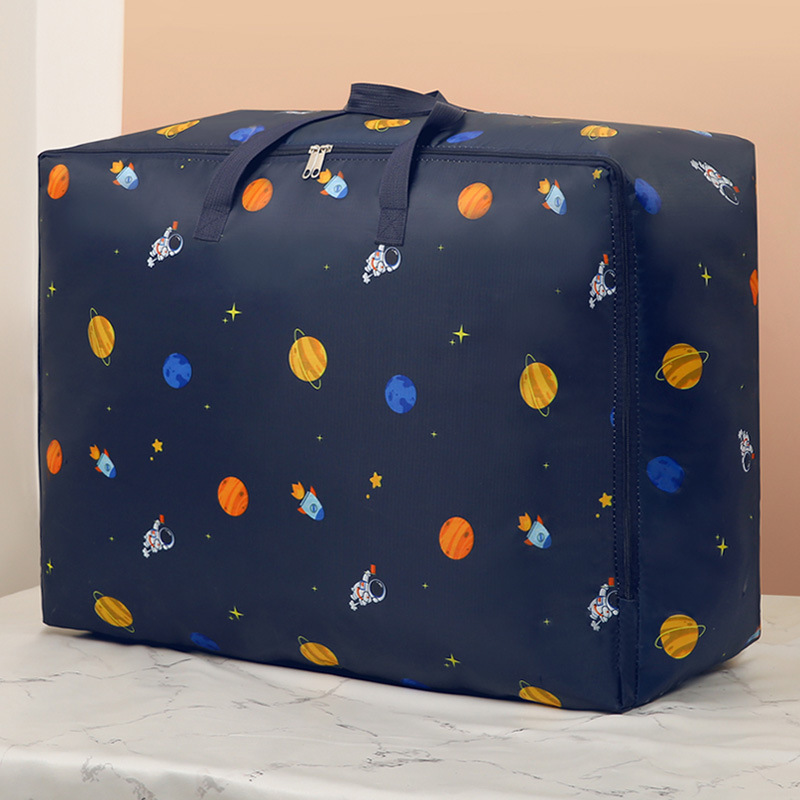 Thickened Oxford Quilt Storage Bag Large Capacity Moving Bag Clothes Clothes Fit Bag Portable Packing Duffel Bag Thickened Oxford Quilt Storage Bag Large Capacity Moving Bag Clothes Clothes Fit Bag Portable Packing Duffel Bag