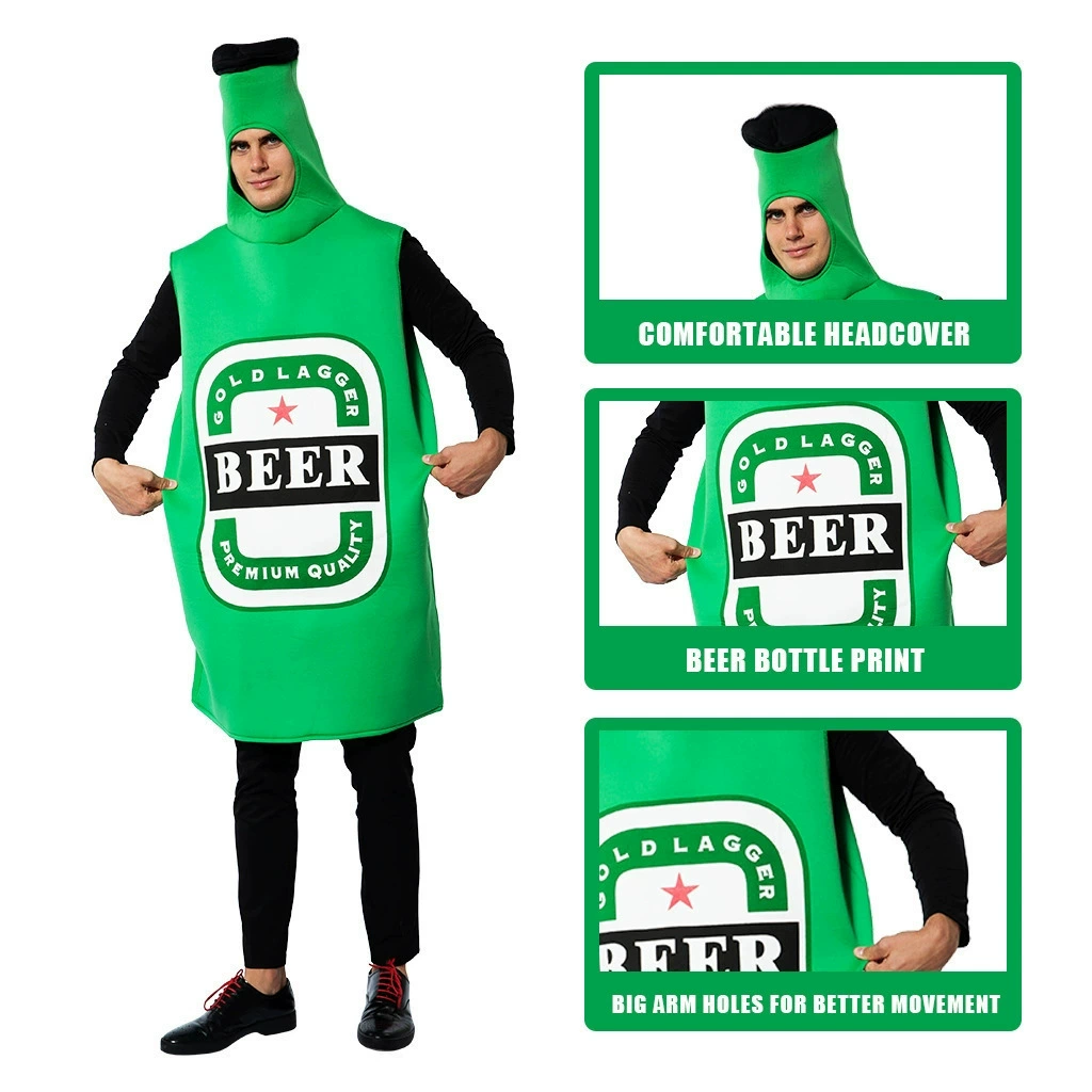 Трансграничный хэллоуин новый пивной костюм костюм для взрослых костюм для вечеринок