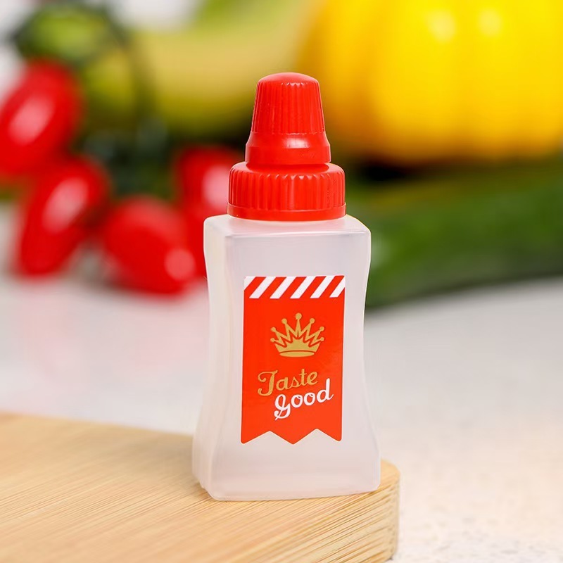 キッチン家庭用ミニ調味料ボトルトマトサラダハニースクイーズボトルソースボトル食品グレードのスクイーズボトルクロスボーダー|undefined