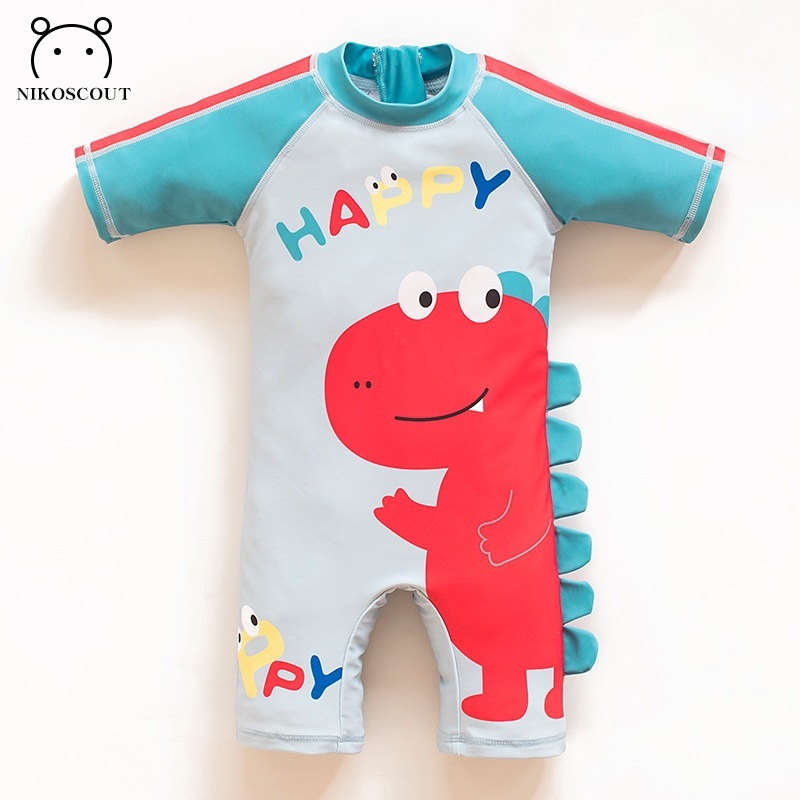 子供水着ワンピース男の子恐竜韓国子供ベビー温泉速乾新生児かわいい日焼け止め水着|undefined