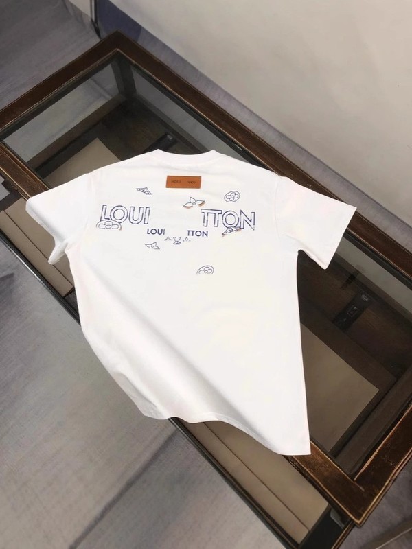 跨境驴家潮牌25ss前后字母logo印花男女同款时尚百搭短袖T恤|undefined
