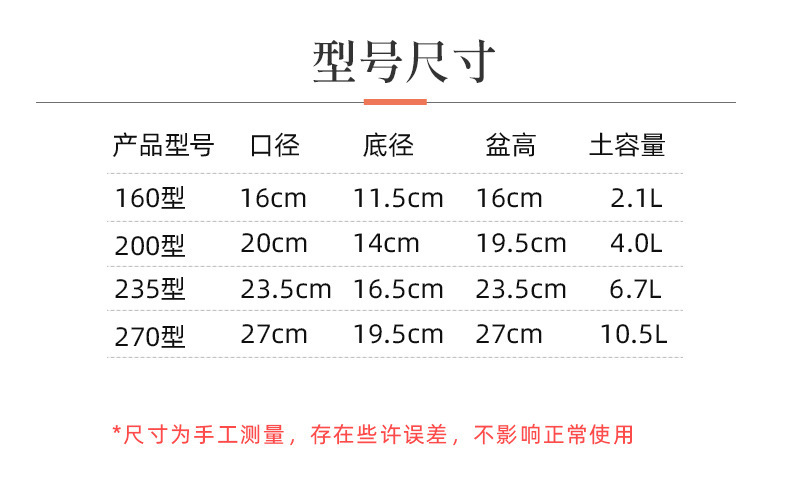 北欧加仑盆花盆塑料大号创意花盆绿萝种植盆大口径简约加厚加仑盆详情5