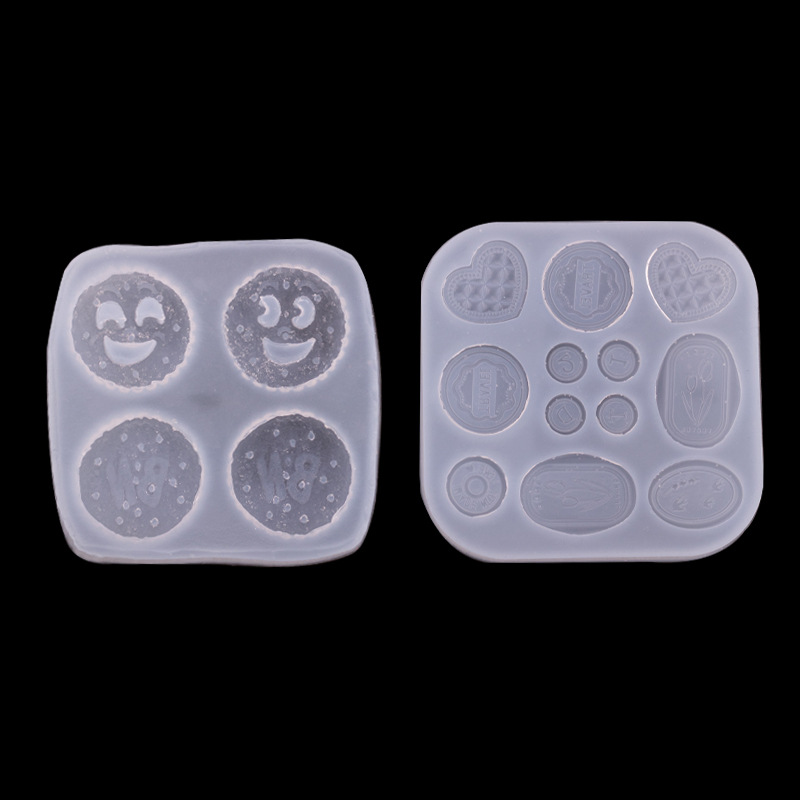 Postre galletas caramelo vintage botón molde de silicona alimentos y jugar epoxi arcilla cerámica suave decoración la torta