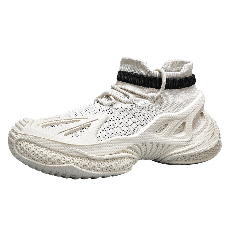 Lujo ligero 2025 verano Douyin sala de transmisión en vivo el mismo estilo Venom zapatos de hombre calcetines deportes correr zapatos de hombre transpirables