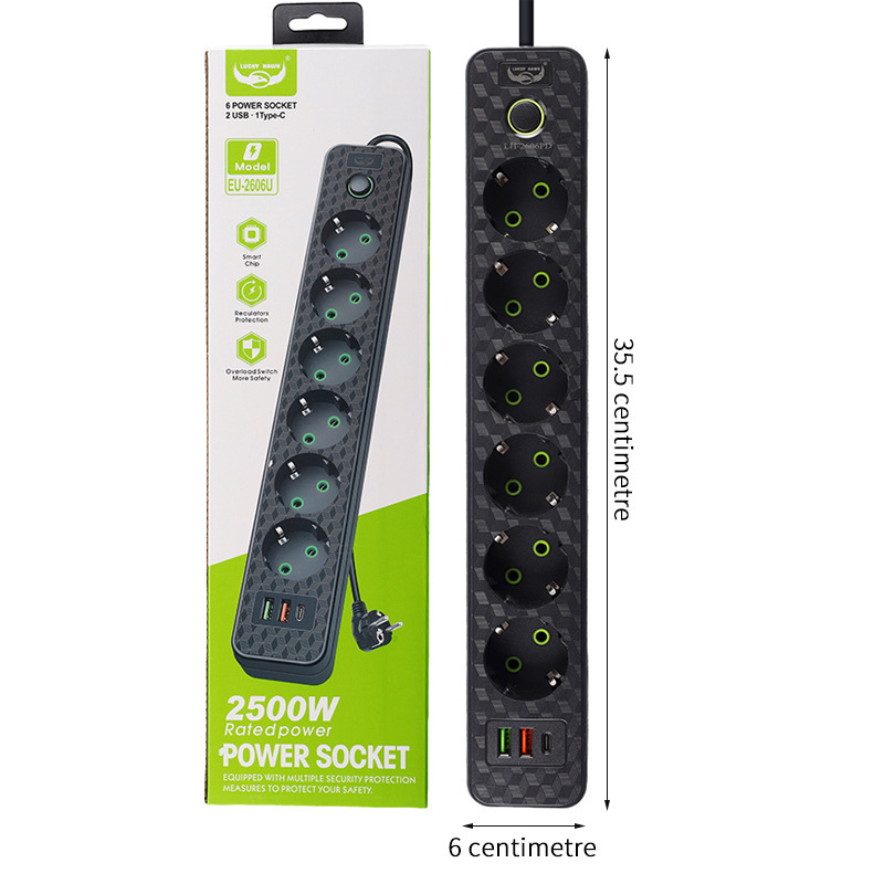 Negro y blanco USB TYPE-C Carga Oriente Medio África Indonesia Corea del Sur Polonia Placa de enchufe