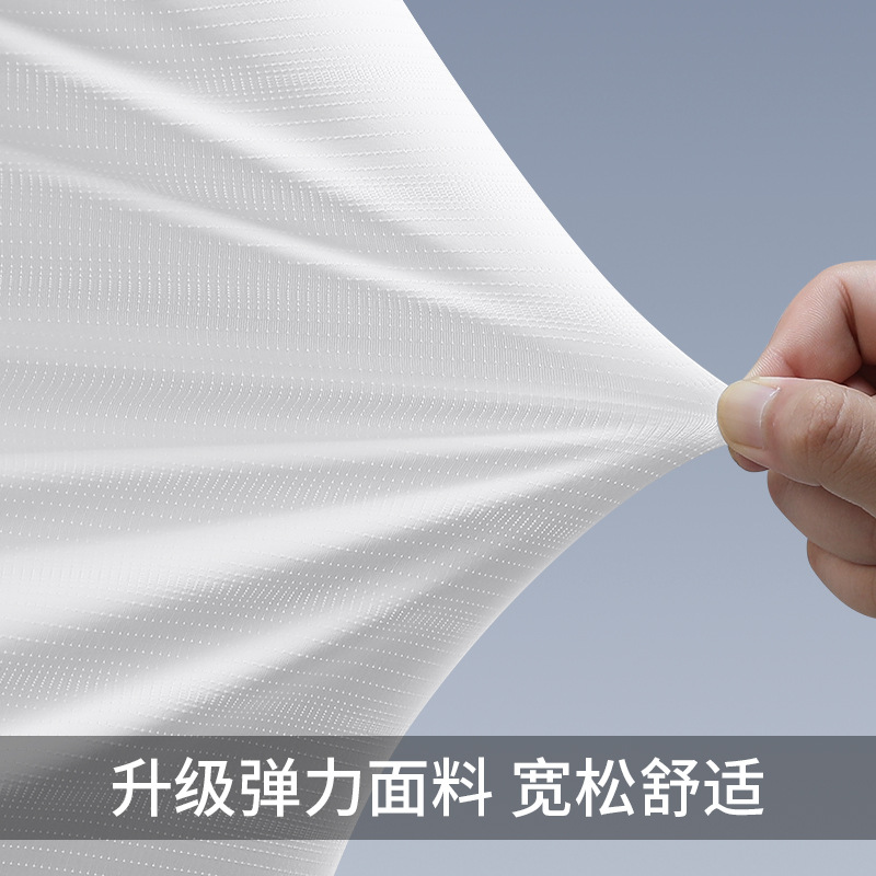 Ice Silk Sports T-shirt Men's Quick-drying Summer Thin Running Short-sleeved Loose Sports Breathable Top Training Clothes
