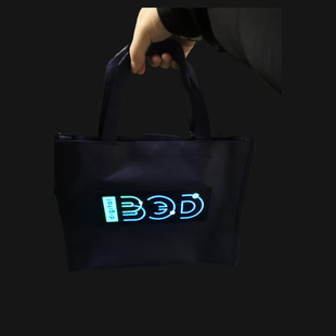 Supply of Luminous Non-Woven Bags, Custom-Made Luminous Cloth Bags, Production of Luminous Advertising Products, Custom-Made El Cold Light Sheets Manufacturer