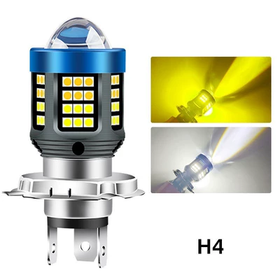 headlight lens, Motorcycle headlights, headlights - h4-white-yellow