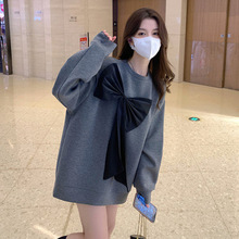 早秋新款大码女装胖妹妹卫衣宽松显瘦200斤胖mm时尚减龄洋气上衣