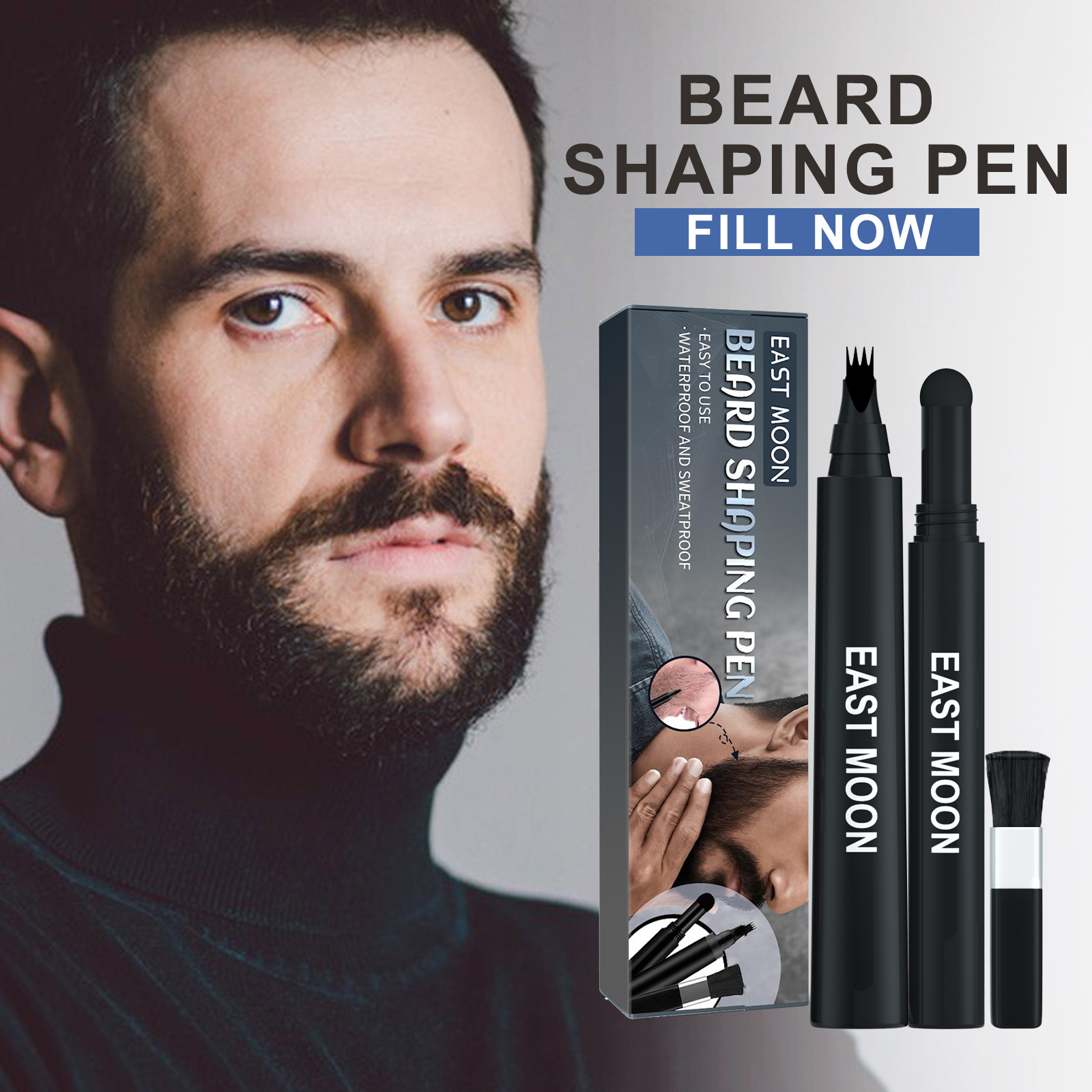 Beard Filling Pen Set Image 2