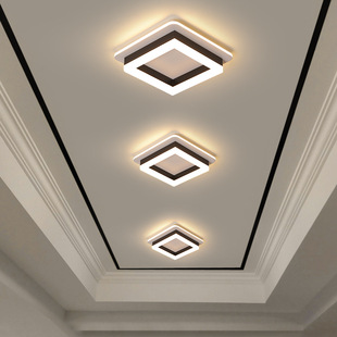 Aisle lights corridor lights simple modern living room downlight hole lights ceiling spotlights door entrance lights balcony lights