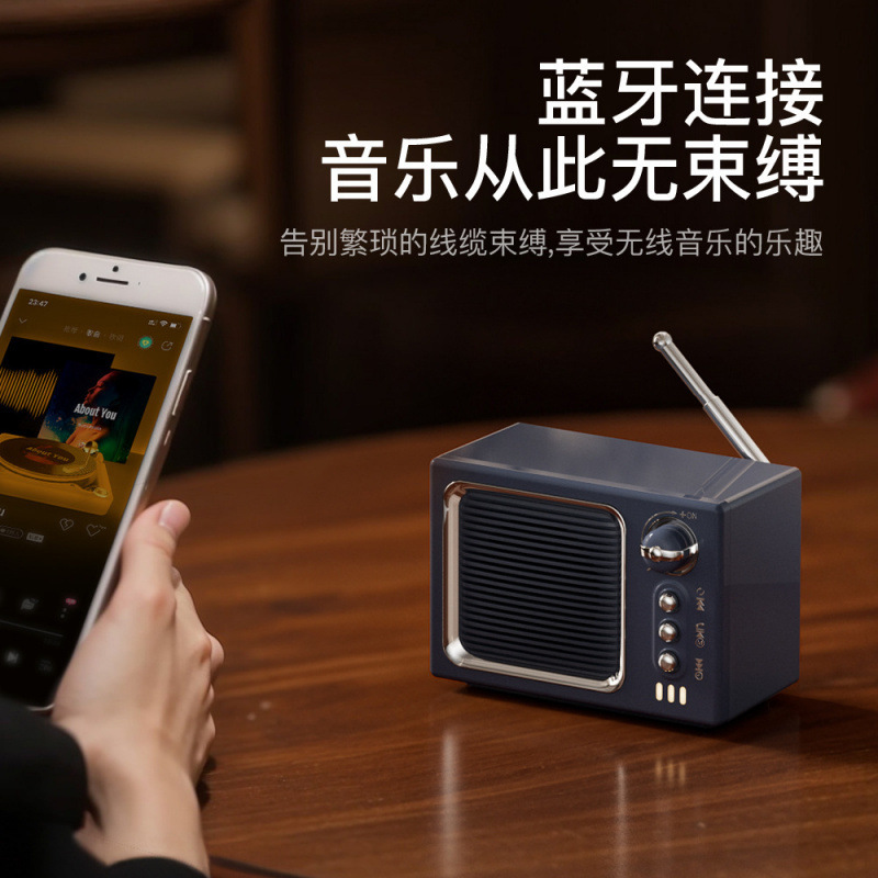 新しいクリエイティブ睡眠器具ホワイトノイズ Bluetooth スピーカークロスボーダーレトロミニポータブルカードギフト小型スピーカー|undefined