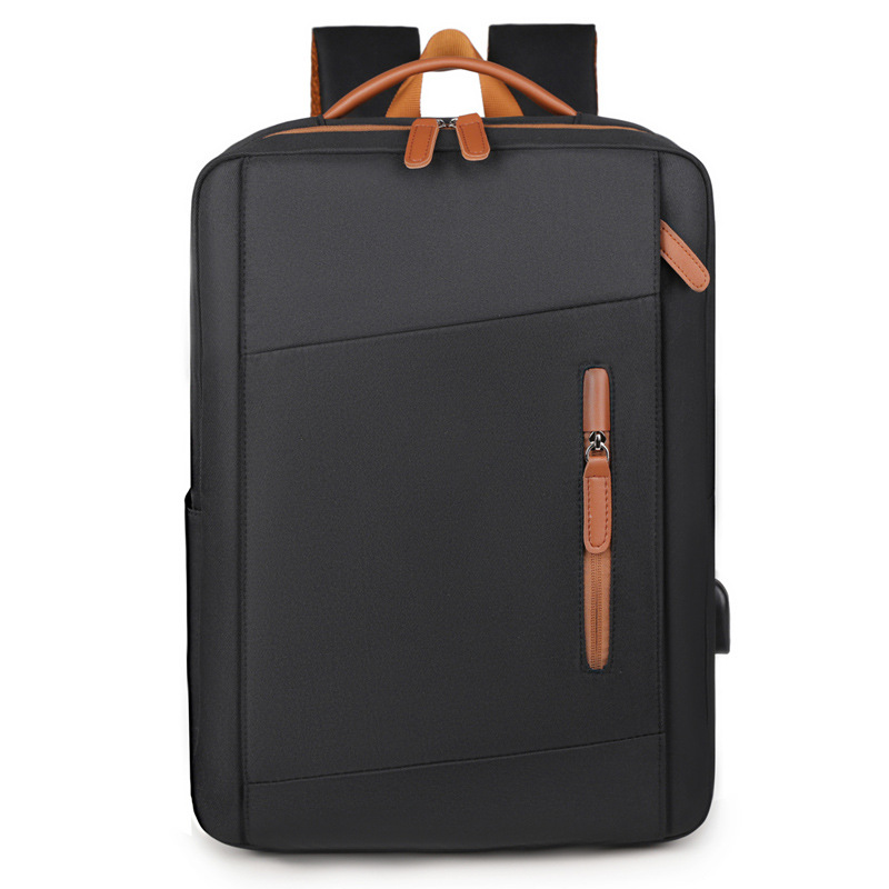 Nuovo zaino da lavoro transfrontaliero di grande capacità, borsa multifunzionale per laptop, tinta unita, versatile per i viaggi_voghion.com