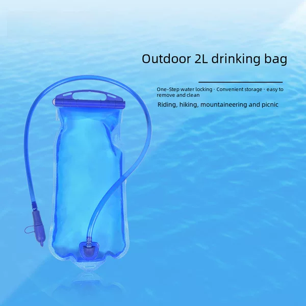 Cross-border explosion outdoor portable folding water bag mountaineering cycling water bag running fitness camping drinking water bag camping