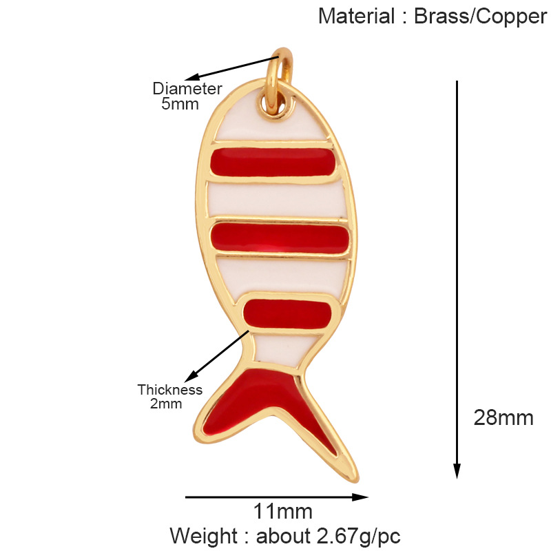 3g Weight Pendant Jewelry Making Type 11*28mm Jewelry Making Size DIY Ornament Accessories Classification 1 Piece Quantity Copper Material Conch, Dolphin, Hippocampus, Fish Pattern All Seasons Season Polished Finish Plating Design Elegant, Sweet Style 1 Piece 11*28mm Copper Conch Dolphin Hippocampus Polished Pendant DIY Ornament Accessories 24