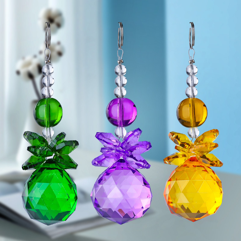 Crystal Craft K9 Crystal Lamp Accessories Colorful Crystal Ball Pendant Colorful Octagonal Beads DIY Hanging Ornaments Cross-border