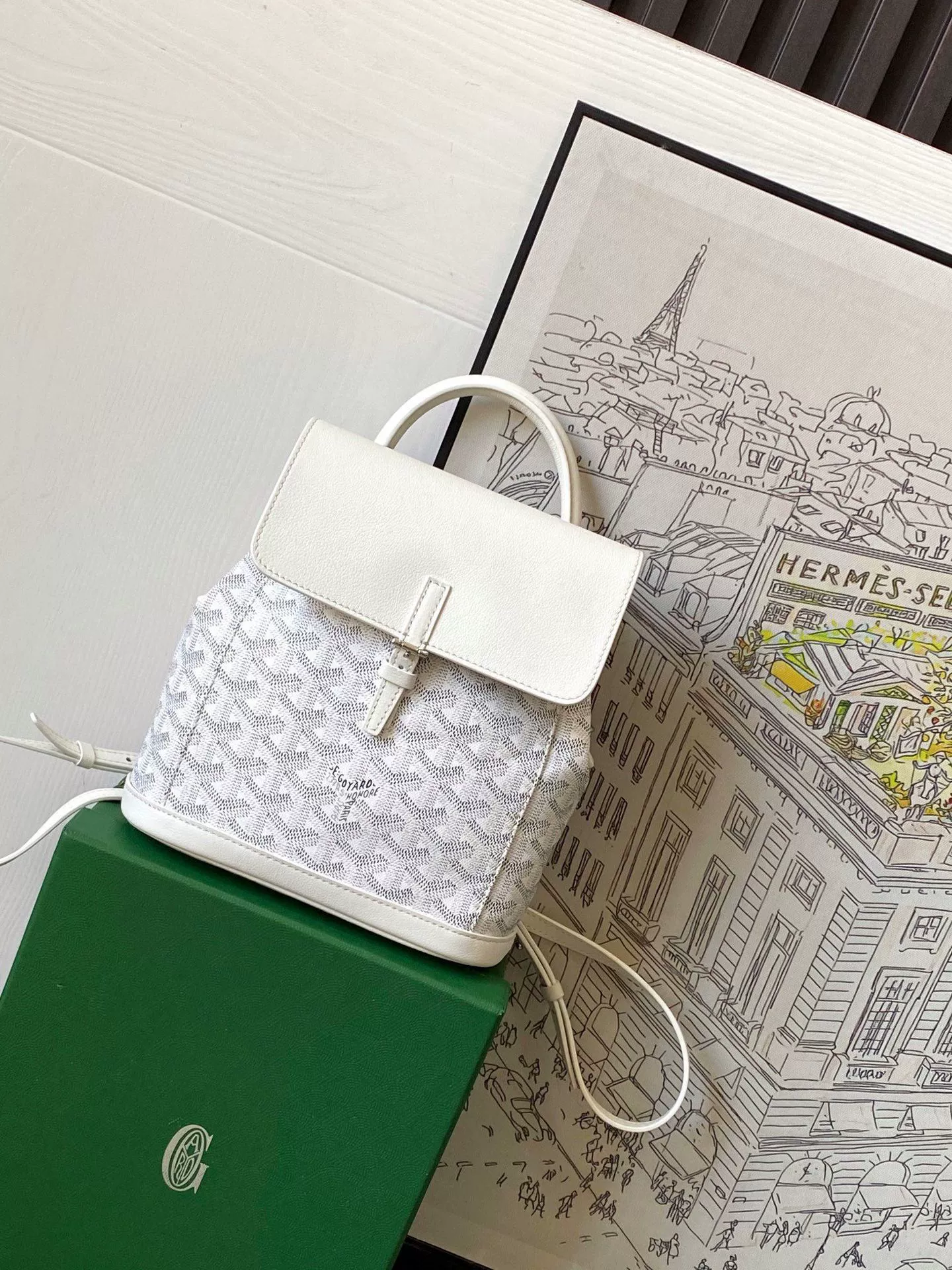 Мини-рюкзак Goyard с узором зебра, маленький школьный рюкзак, семейная буква рюкзак альпин мини повседневный рюкзак