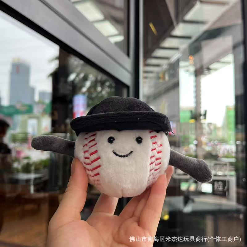 现货卡通趣味运动会球类网球排球足球篮球冰球挂件毛绒玩偶礼品|undefined