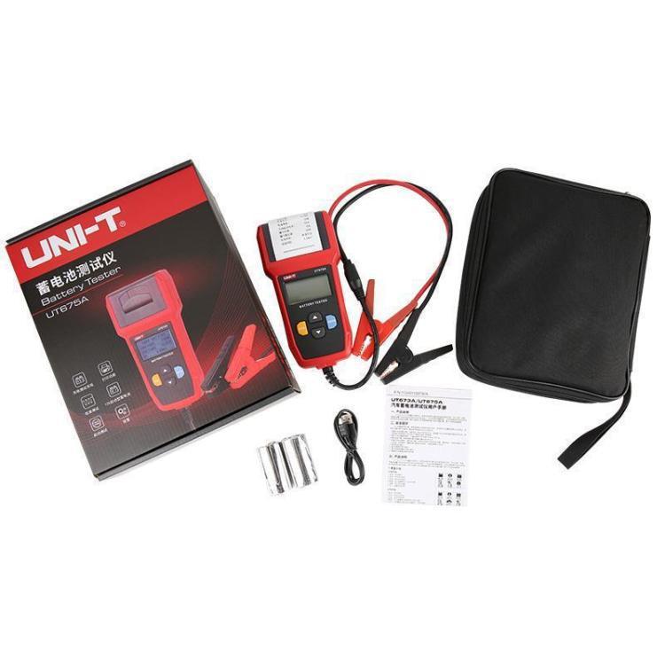 原装UT673A/UT675A数字汽车电瓶检测仪蓄电池仪12V/24V充电正品