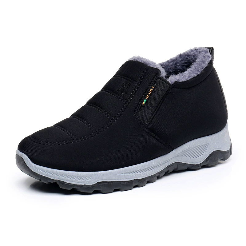Winter boots, insulated ankle boots, unisex plus sizes, faux‑fur lining