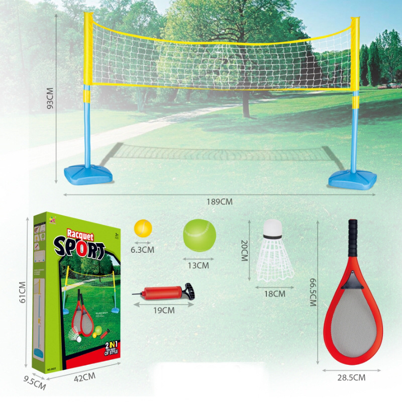 Transfronterizo niños al aire libre tenis voleibol baloncesto deportes juguetes deportes fitness tela Tiro en línea tres funciones traje