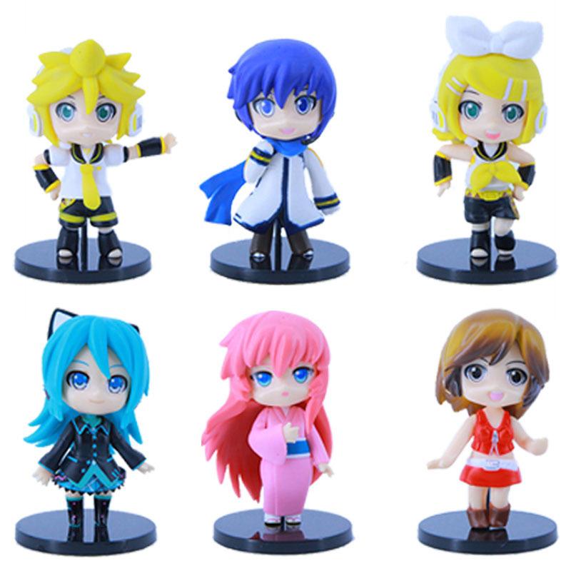 First Generation 6 First Sound Future Hand-made Q Version Snow Miku Princess Mirror Sound Model Decoration Deep Sea Girl Doll