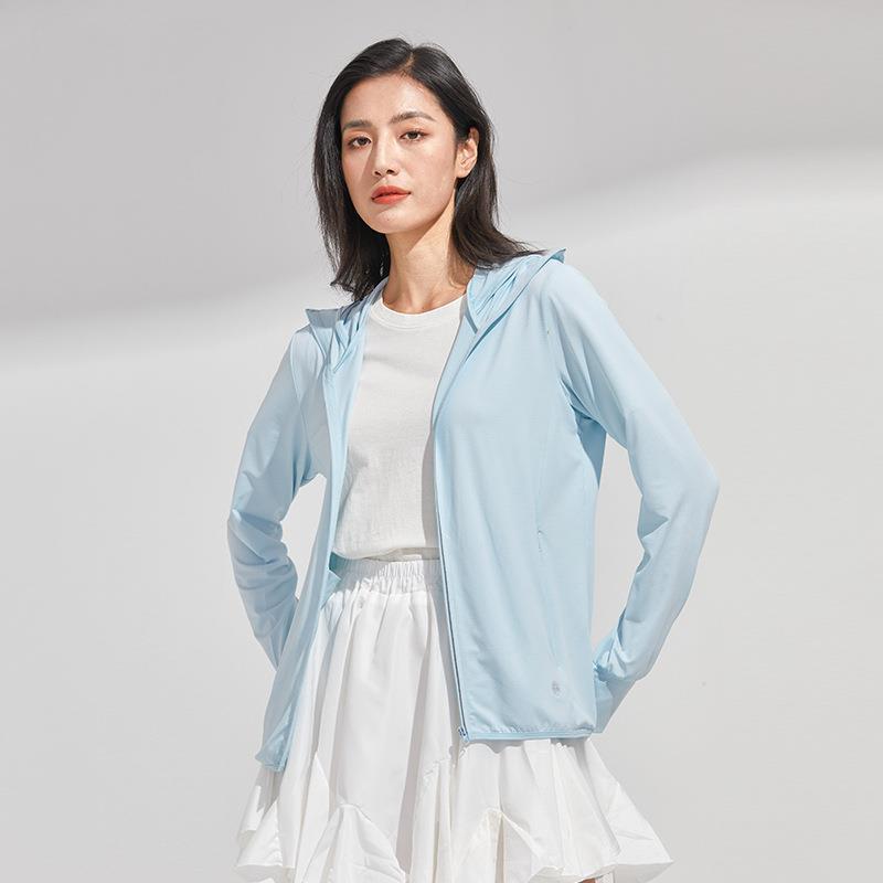 UPF50 ropa de protección solar de seda de hielo al aire libre de manga larga para mujer nueva ropa de pesca transpirable resistente a los rayos UV para hombres verano