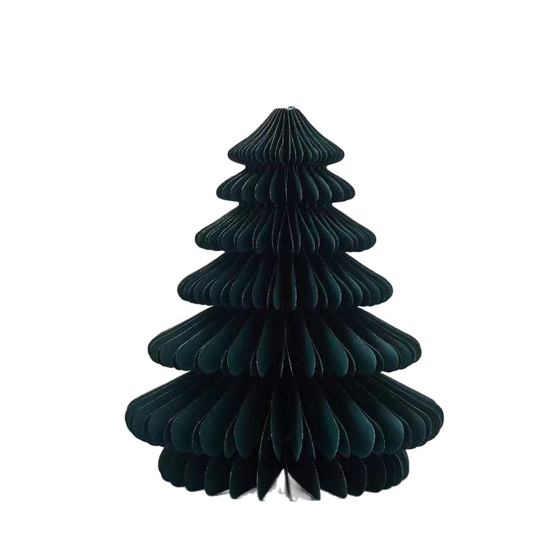 Decoraciones de Navidad, adornos de árbol de Navidad, colgantes de Navidad plegables, adornos de árbol de Navidad, árbol de mesa, árbol de Navidad