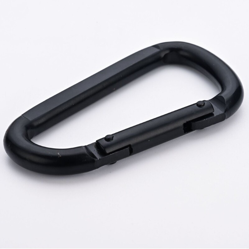 高品質メーカー直供6cmD型押しフラットフック黒色フラットフック銀色フラットフック吊りベッドフックD型登山ボタン|undefined