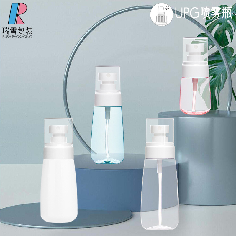 现货30ml 60 100毫升UPG爽肤水喷雾瓶PET粉底液乳液瓶旅行便携