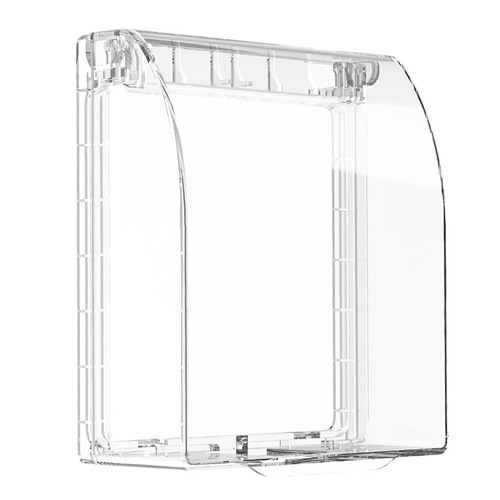 86 Type Bathroom Bathroom Heater Switch Waterproof Box Switch Socket Ultra-thin Adhesive Waterproof Cover Splash-proof Box 