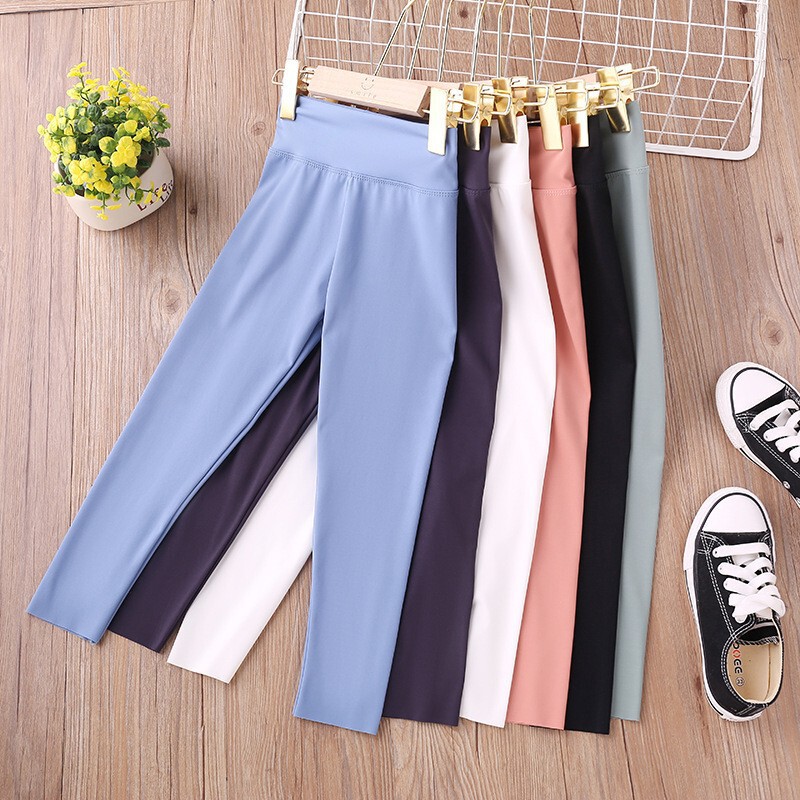 Girls' Shark Pants Spring and Autumn Children's Leggings for Outerwear, Barbie Pants for Older Kids, Yoga Class Elastic High-Waisted Tight Pants Girls' Shark Pants Spring and Autumn Children's Leggings for Outerwear, Barbie Pants for Older Kids, Yoga Class Elastic High-Waisted Tight Pants