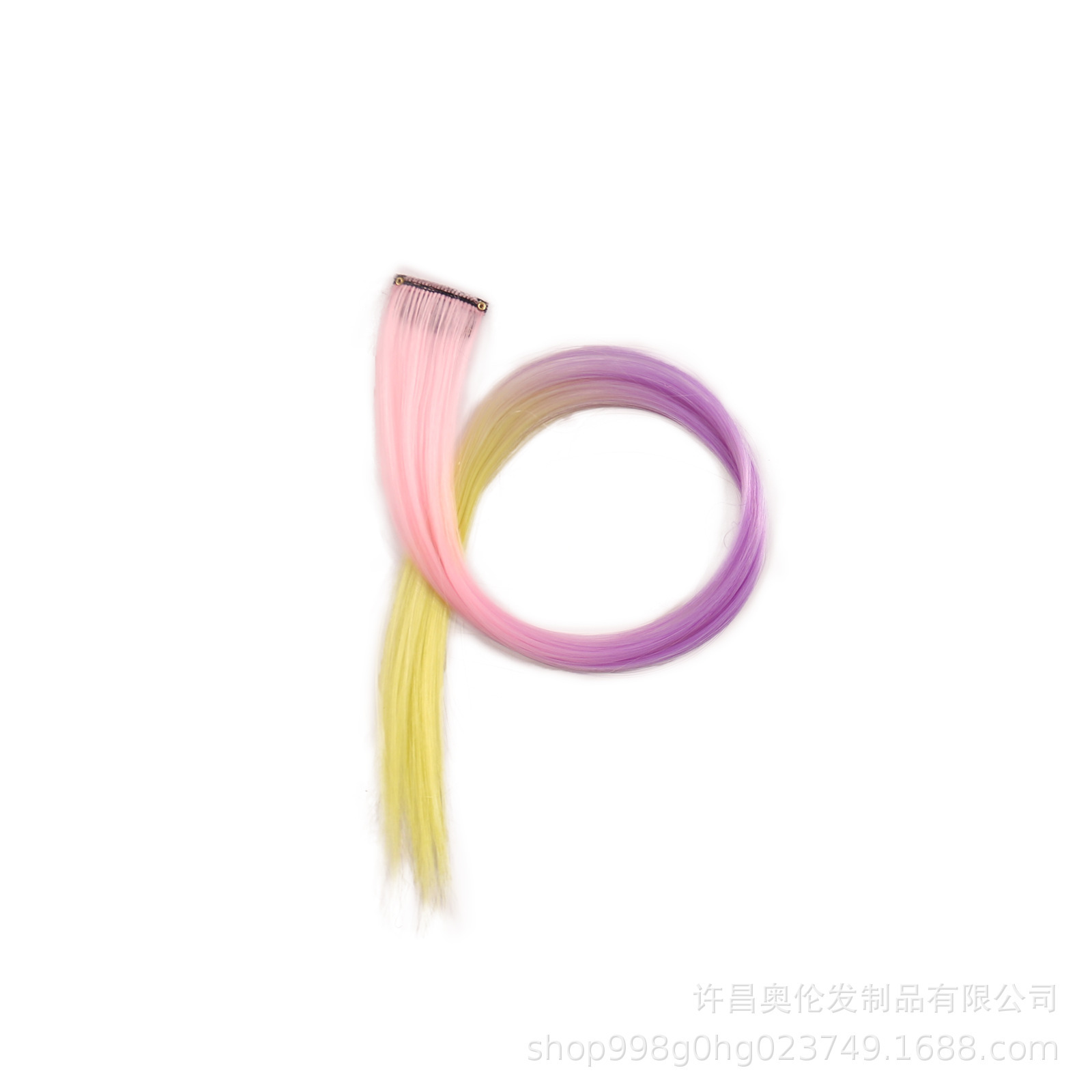 Perucas de color teñido bicolor tricolor orejas teñido una pieza de teñido extensión de cabello fábrica de pelucas en stock al por mayor