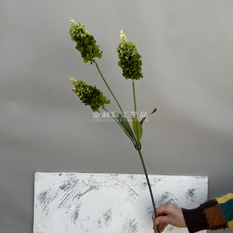 3 포크 라벤더 다크 그린